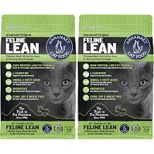 Annamaet Original Feline Lean Dry Cat Food, Chicken, Whitefish & Herring, 4-lb Bag Pack of 2