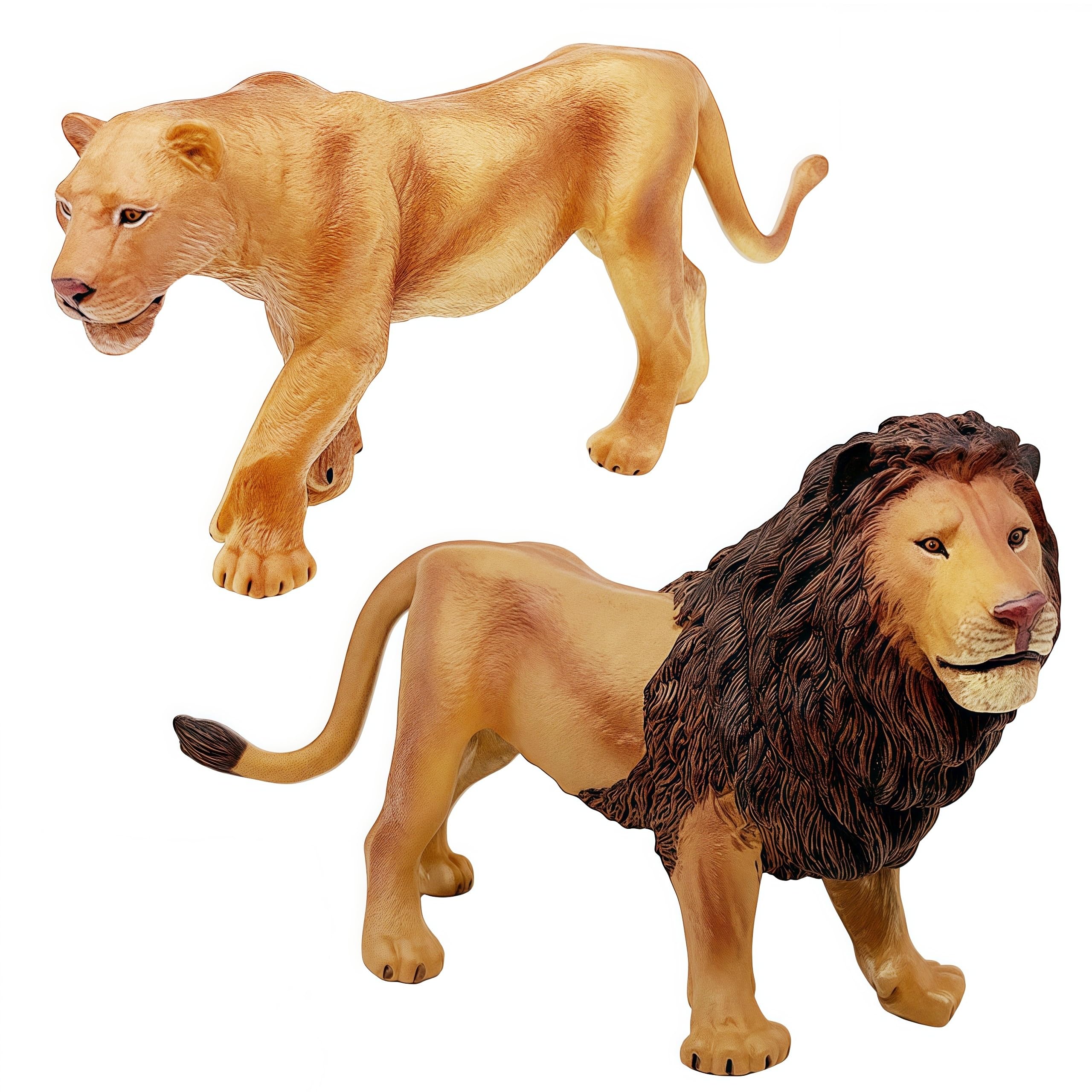 リアルライオンフィギュア 約20cm Amazon.co.jp: 動物フィギュア MOJO オスライオン 387204 : おもちゃ