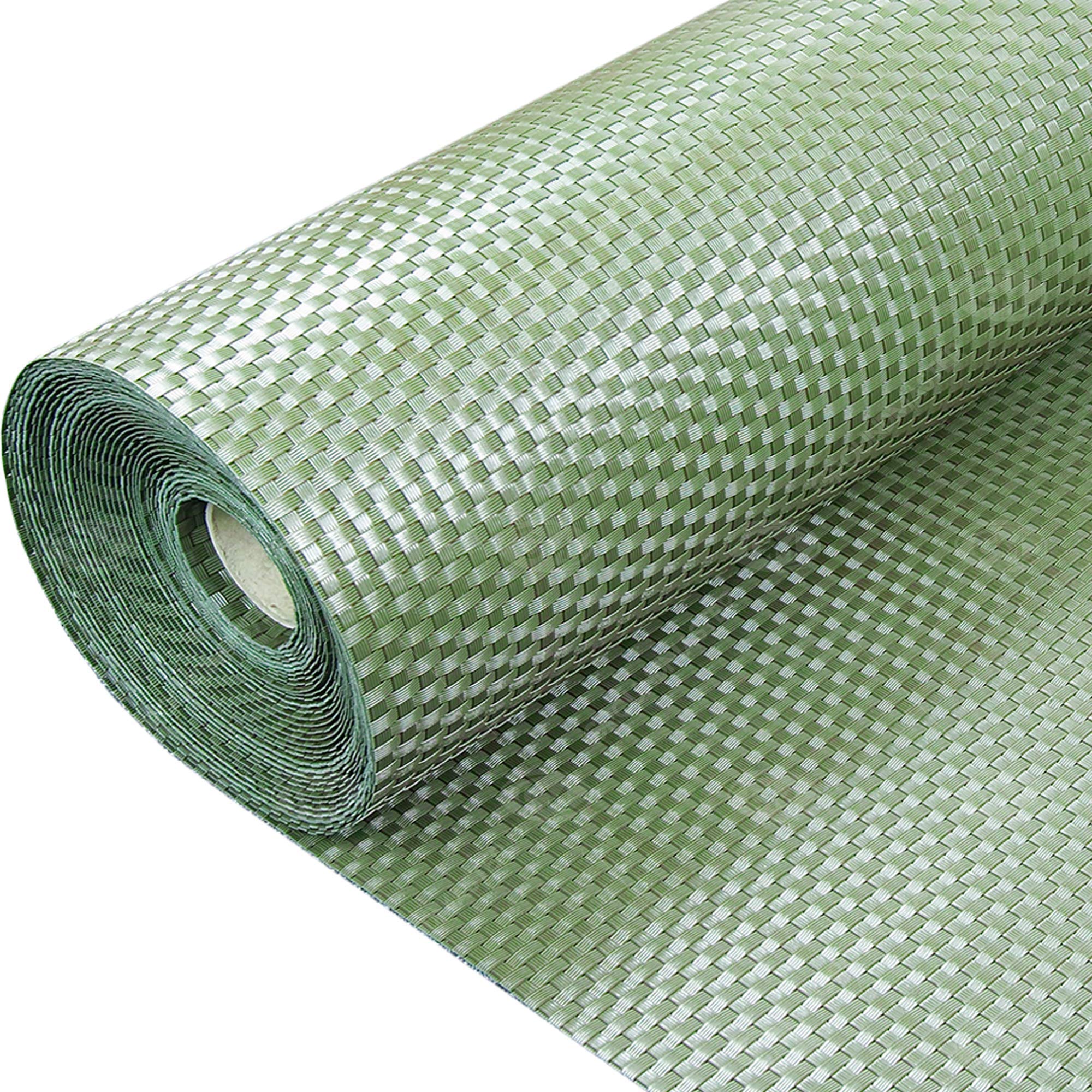 GroundMaster Artificial Rattan Border Screening Fence (Green, 1m x 2m)