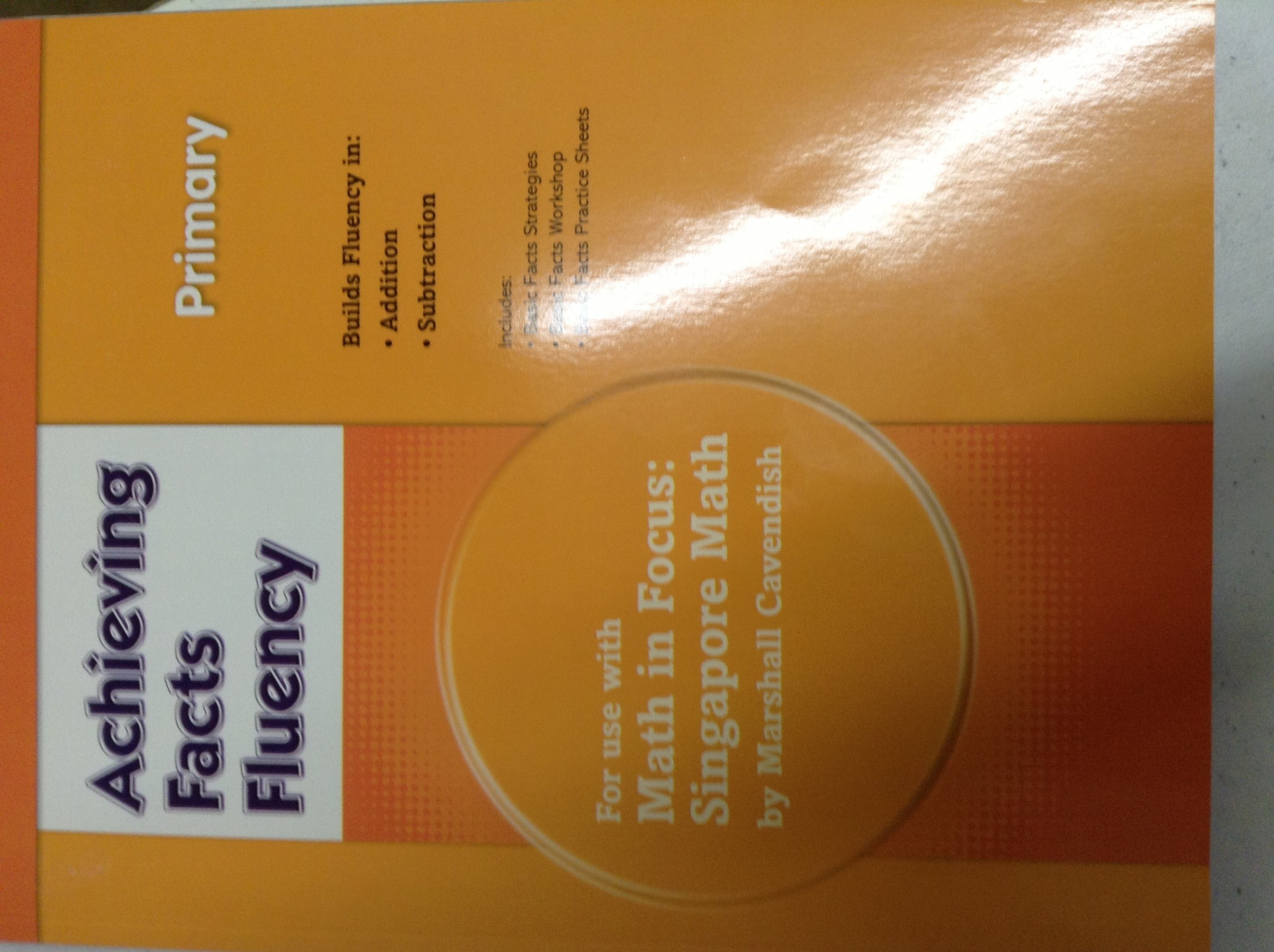 Math in Focus: Singapore Math Fact Fluency Grades 1-2