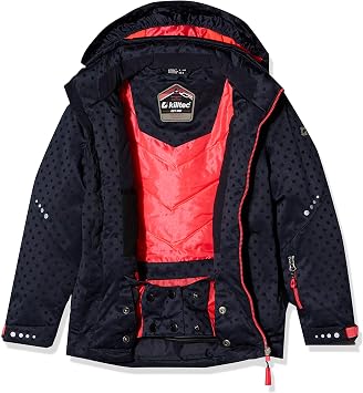 killtec Girls Snow Jacket Valjessa jr, Color:Dark Navy, Size:140
