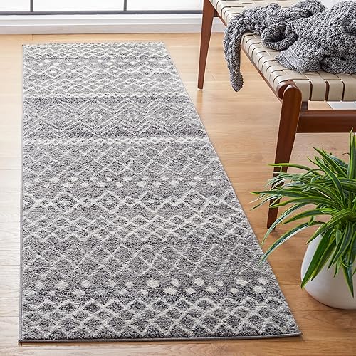 Miniatura 34 de SAFAVIEH Madison Collection - Alfombra extragrande de 12 x 15 pies, diseño marroquí bohemio envejecido, no desprende pelusa y de fácil cuidado,