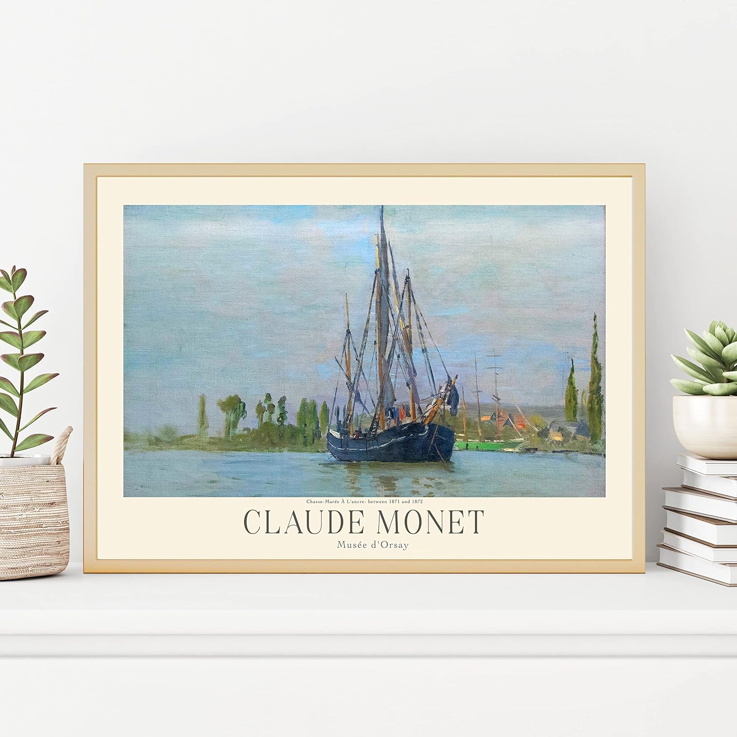 Claude Prints, Museum Gallery Exhibition Poster