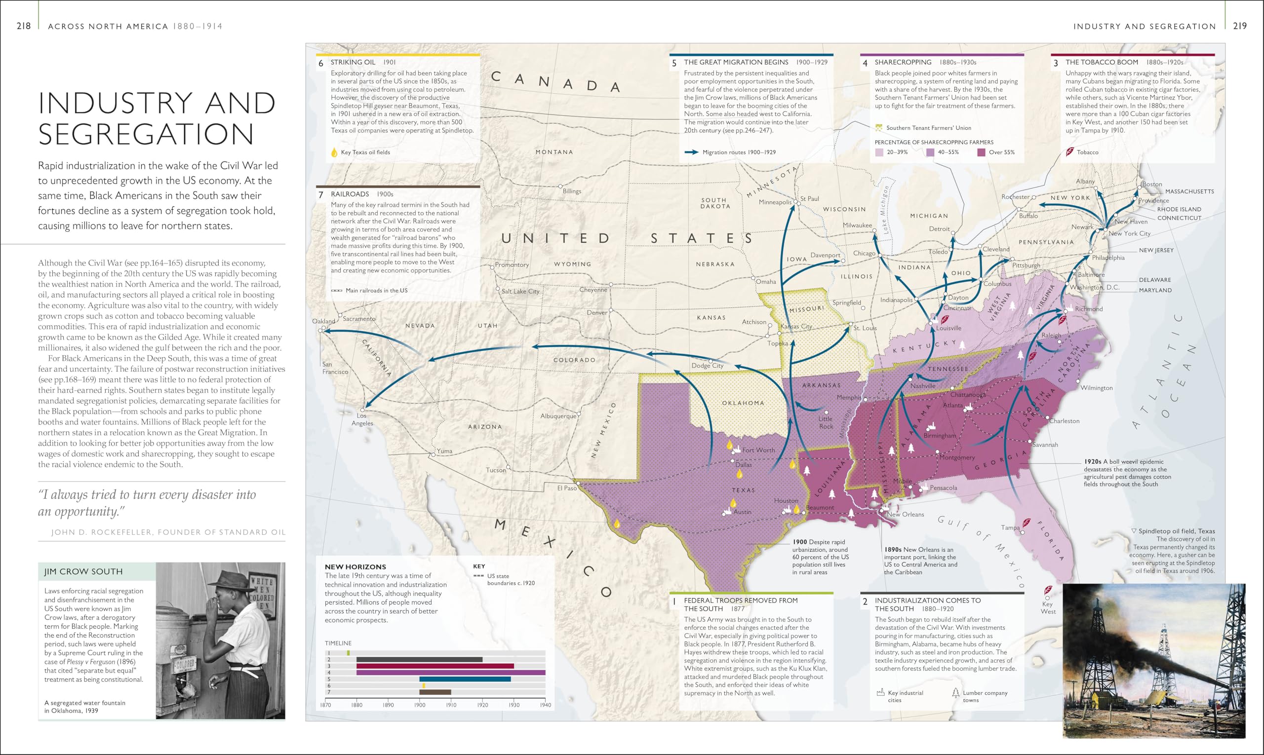 History of North America Map by Map (DK History Map by Map)