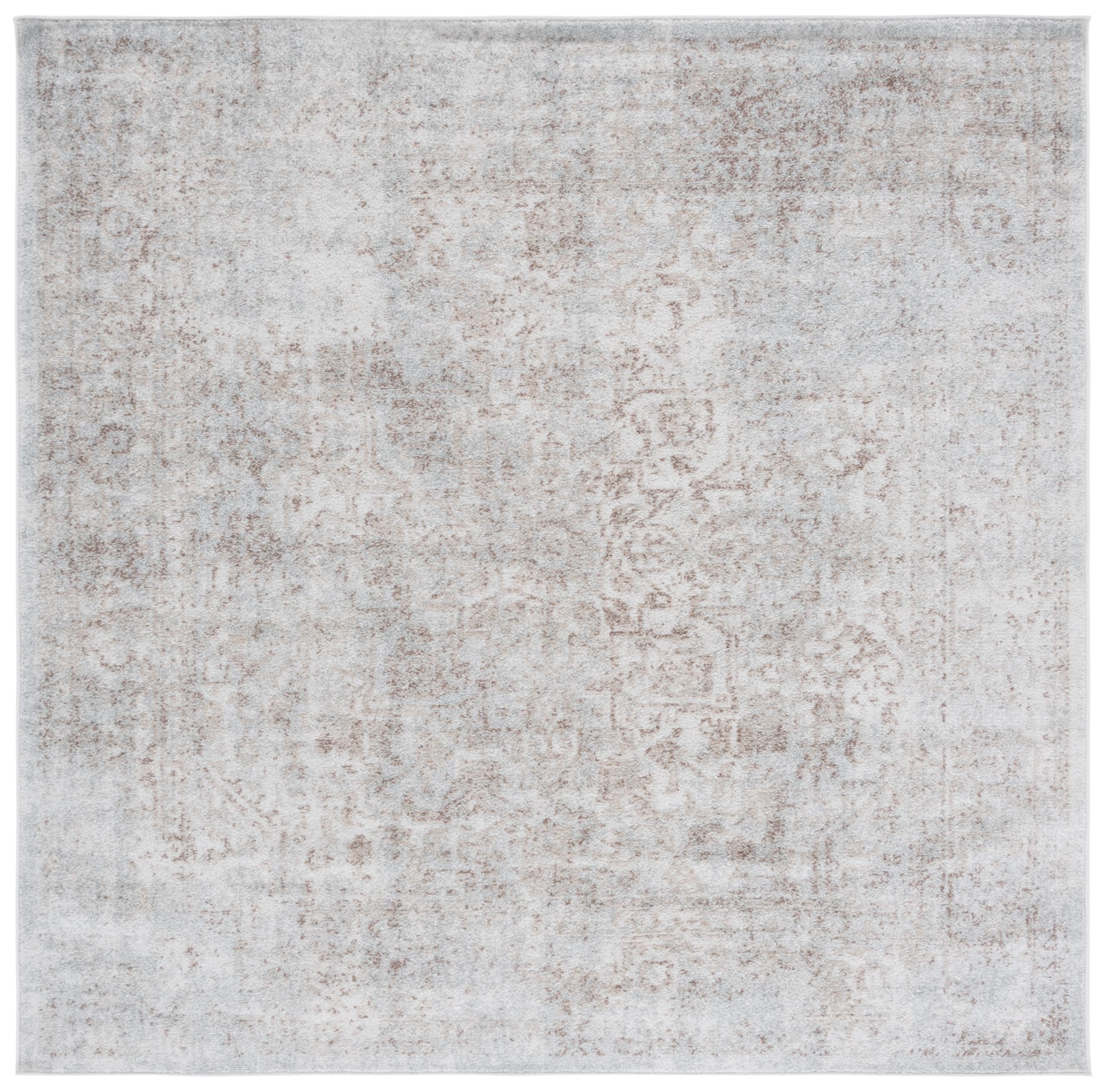 Tapis Evoke style traditionnel ivoire et taupe 160cm