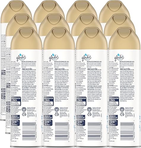 Miniatura 2 de Glade Clean Linen Ambientador, 8 onzas (lino limpio, paquete de 12)