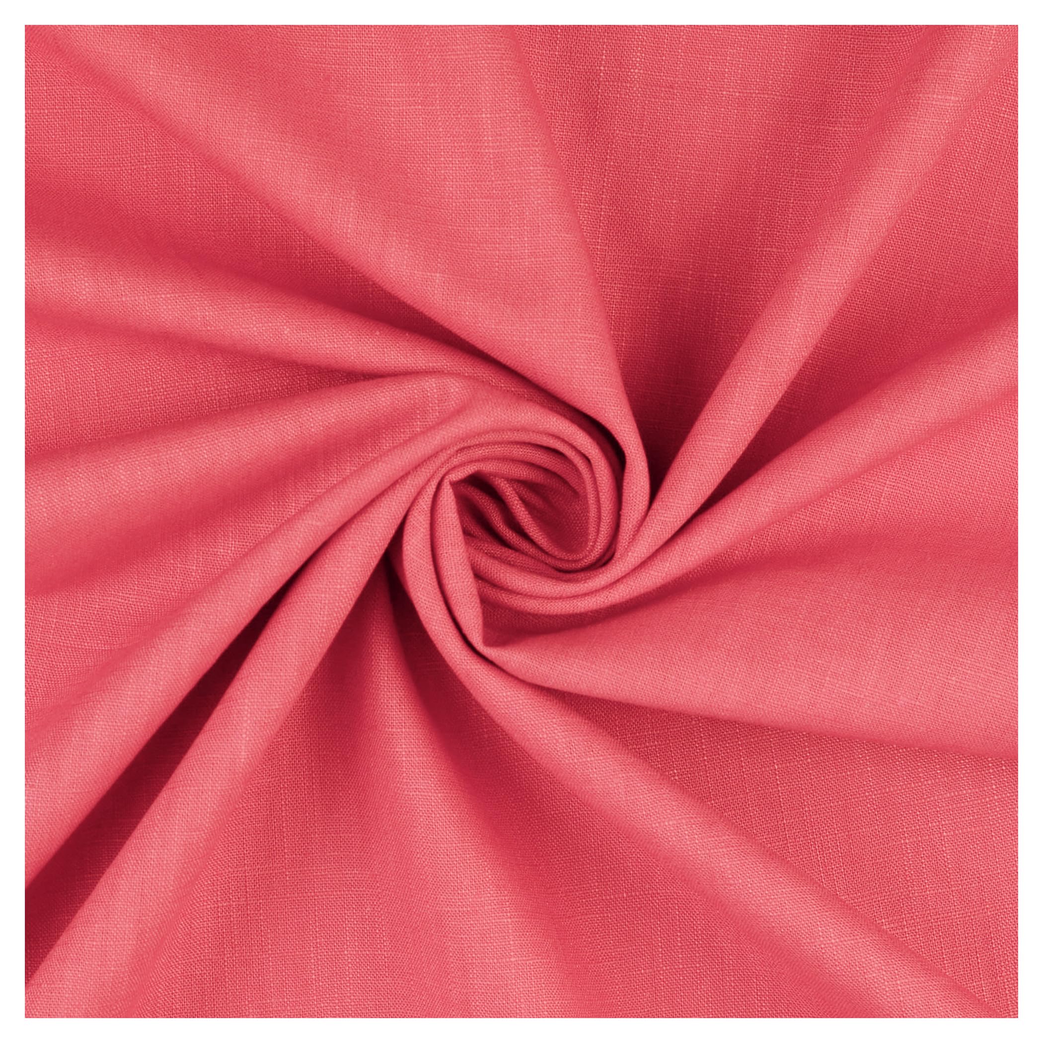 Premium Washed 100% Linen Fabric Soft Breathable Material Vintage Fashion Dressmaking Flax Bag Curtain Cushions Tablecloths | 1000cm x 136cm (Desert Rose)