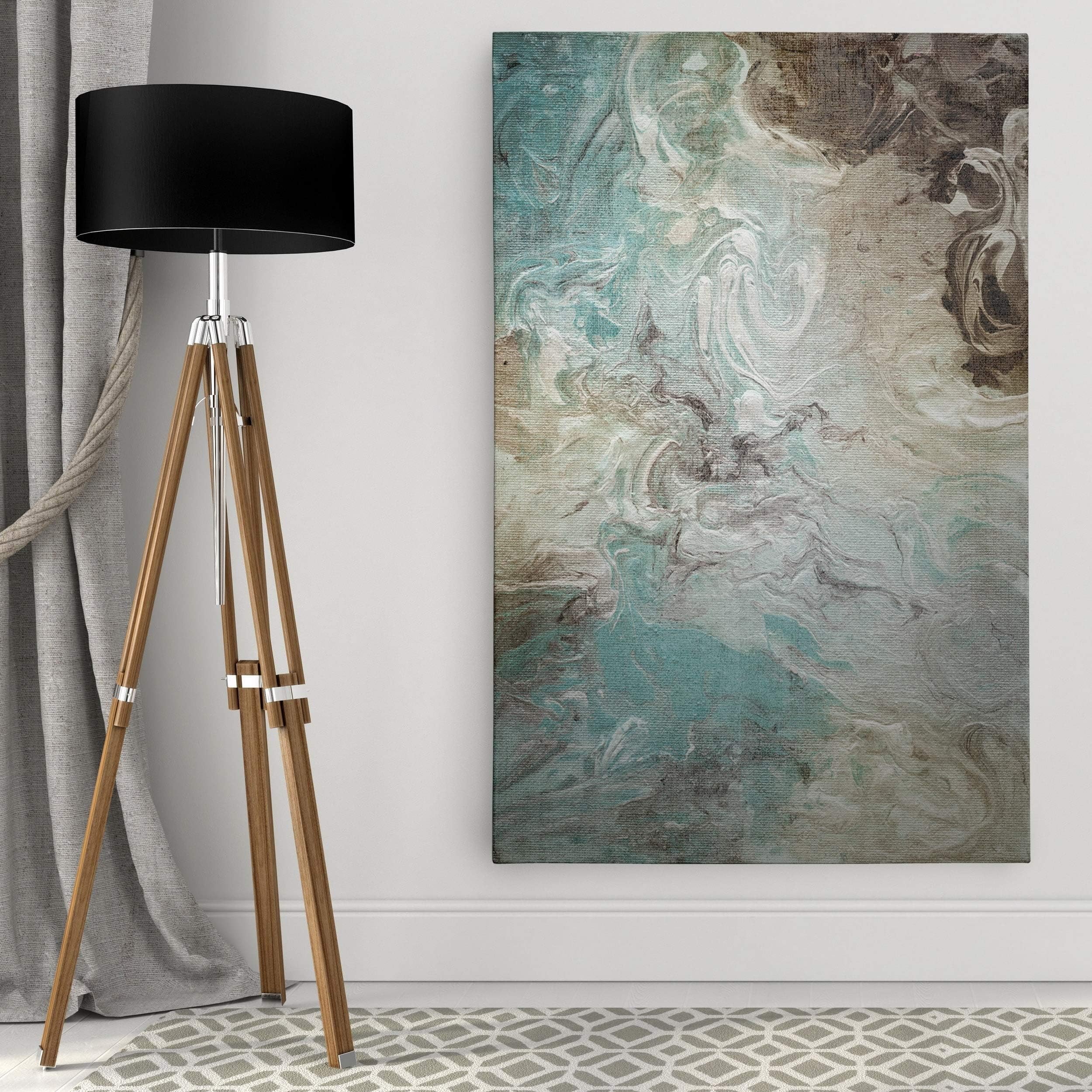 Wexford Home Porch & Den 'Aqua Marble' Gallery Wrapped Canvas Wall Art