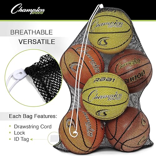 Miniatura 3 de Champion Sports Equipment Bag, Mesh, 24" X 36"