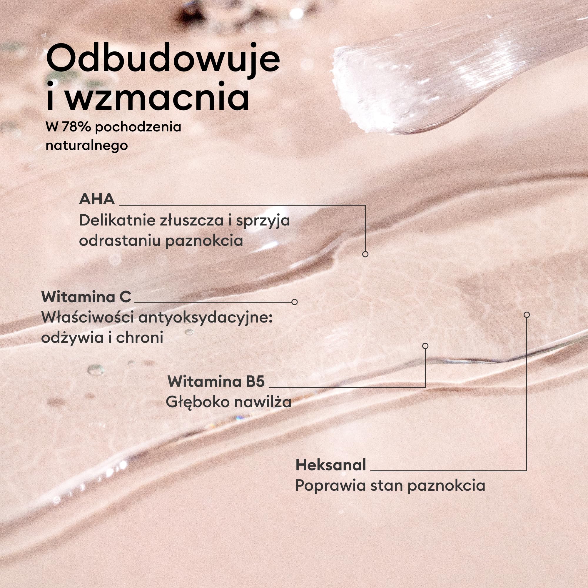 Manucurist - Baza S.O.S. łamliwe i zniszczone paznokcie - wzmacniające paznokcie, naprawia i wzmacnia - Utwardzający lakier do paznokci o bardzo zniszczonych - wegańskich i bio-pozyskiwanych w 78%