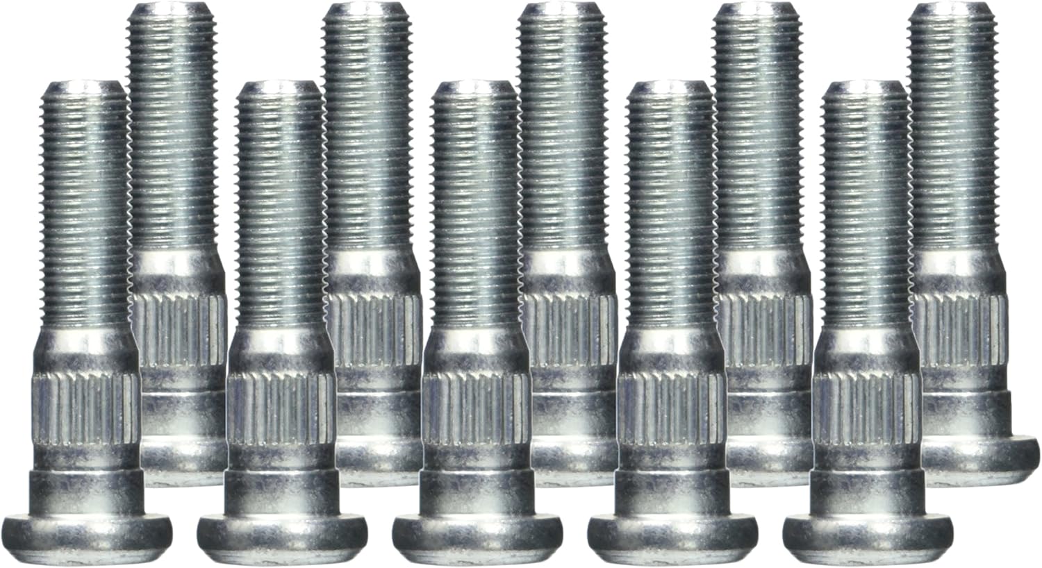 Dorman 610-283 Front 9/16-18 Serrated Wheel Stud - 0.650 in. Knurl, 2-17/32 in. Length Compatible with Select Chevrolet/GMC Models, 10 Pack (Made in USA)