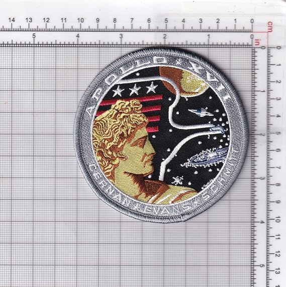 Apollo 17 Patch with Hook and Loop, 4