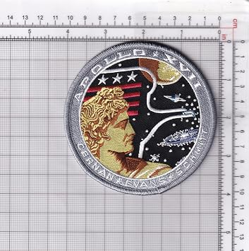 Apollo 17 Patch with Hook and Loop, 4