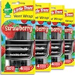 LITTLE TREES Voiture Air Rafraîchissant. Vent Wrap fournit une longue durée de parfum, glissade sur la lame d'évent. 16 Air Produits frais
