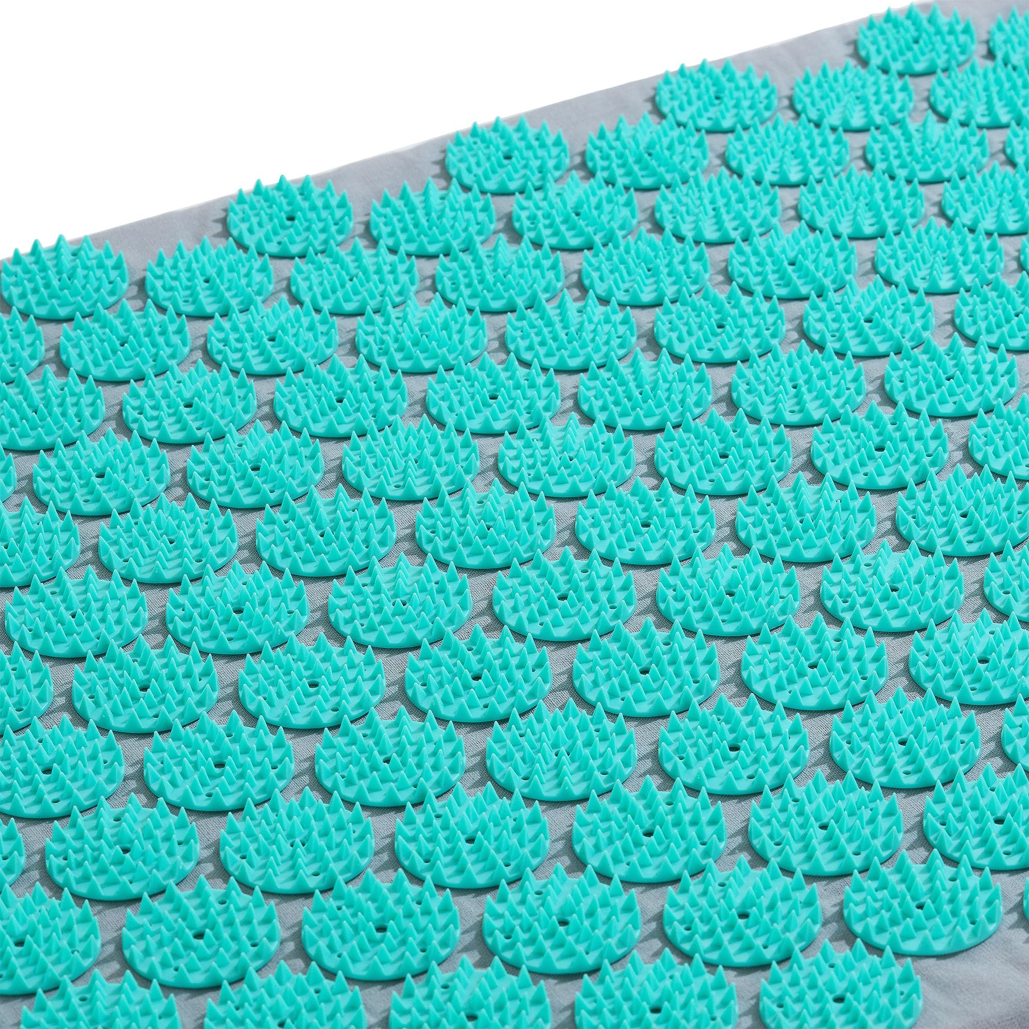Hypermotion Tapis Agopressione ECO, Tappetino Champ de Fleurs 3-in-1 in Lino, Fibra di Cocco e Grano Saraceno - Allevia Mal di Schiena, Collo e Tensioni Muscolari - 7 182 Punti di Pressione