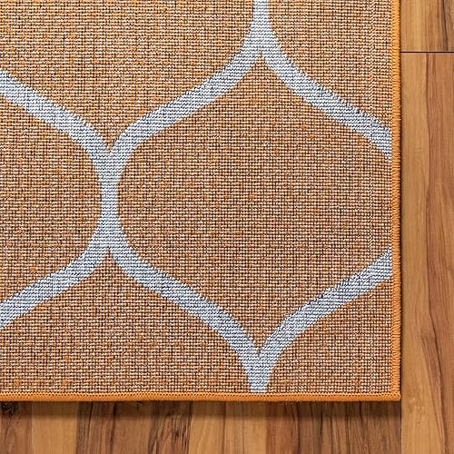 Miniatura 74 de Rugs.com Lattice Frieze Collection Alfombra – 4 x 6 pies, alfombra mediana negra perfecta para salas de estar, comedores grandes, planos abiertos