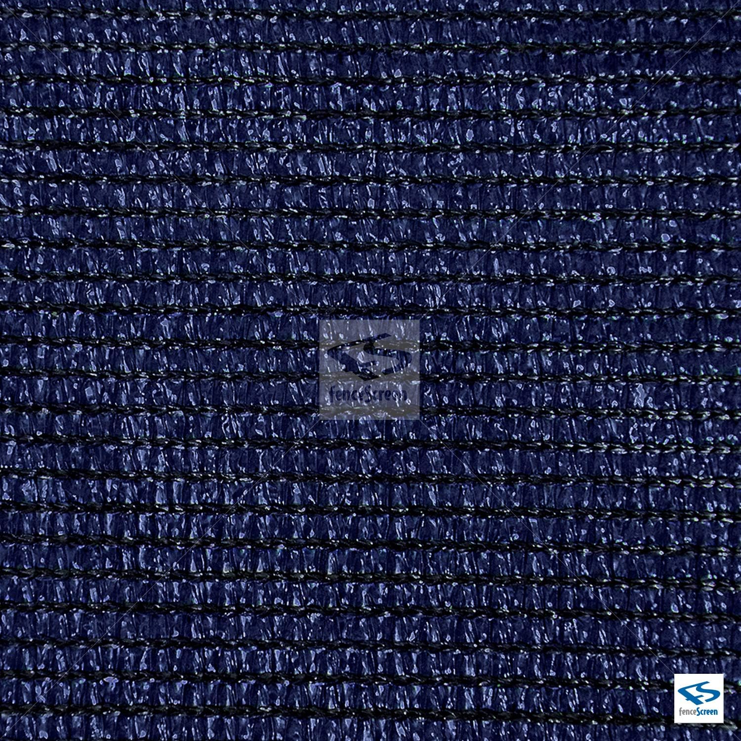 FenceScreen 6ft x 50ft Fence Windscreen - Navy Blue 85% Blockage Privacy Screen Mesh Fence Cover - 3 Year Warranty 155 GSM