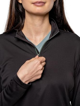 Insect Shield Women's Tech Quarter Zip Moisture-Wicking Pullover