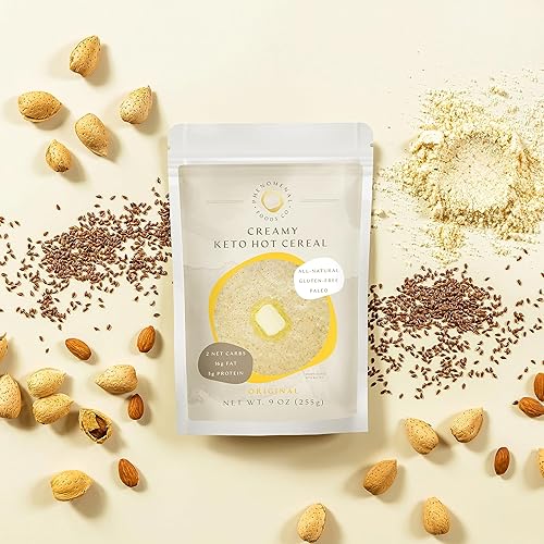 Miniatura 4 de Creamy Keto Hot Cereal Original de Phenomenal Foods Co  Farina baja en carbohidratos  Sin azúcar  Sin gluten ni granos  Paleo  Seguro para