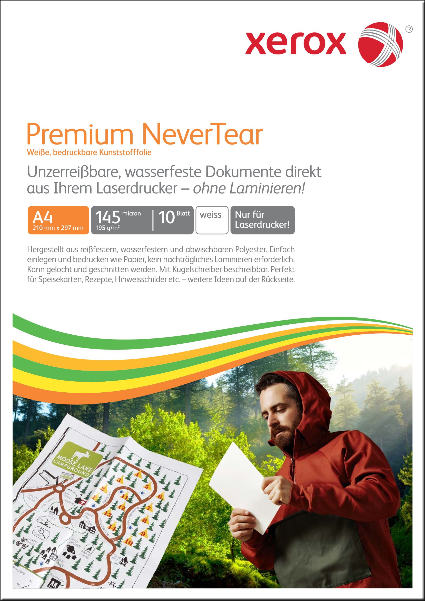 Xerox 003r98127 Premium Never Tear A4 papier blanc 10 feuilles