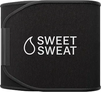 Sports Research Sweet Sweat Waist Trimmer Extra Coverage - Adjustable Fit, Latex-Free Neoprene