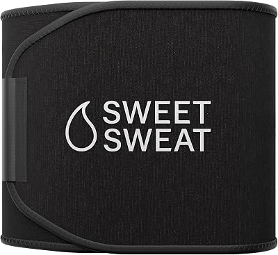 Sports Research Sweet Sweat® Waist Trimmer Extra-Coverage - XL (Black)