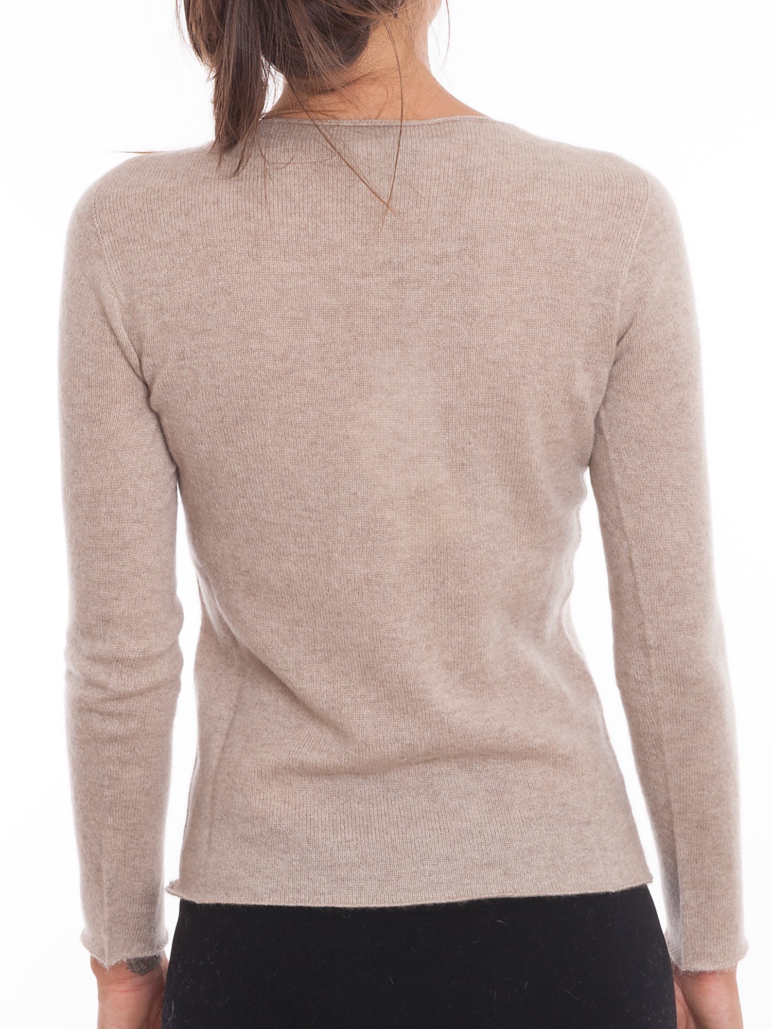 DALLE PIANE CASHMERE Maglione Donna 100% Cashmere | Maglione caldo e morbido per autunno e inverno, elegante da regalare per lei e per lui, autentico lusso Made in Italy