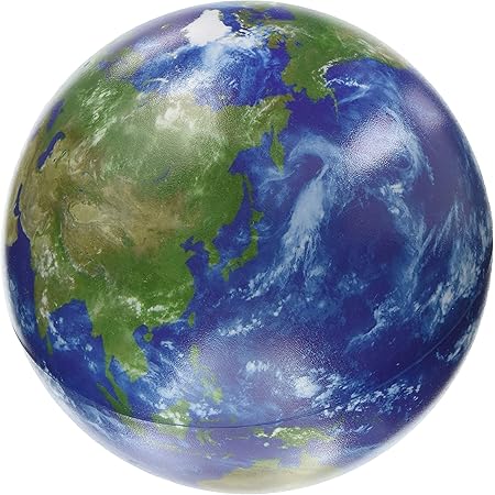 Amazon ほぼ日のアースボール 地球の 今 がリアルタイムに見える 国境のない地球儀 直径約15cm 地球儀 文房具 オフィス用品