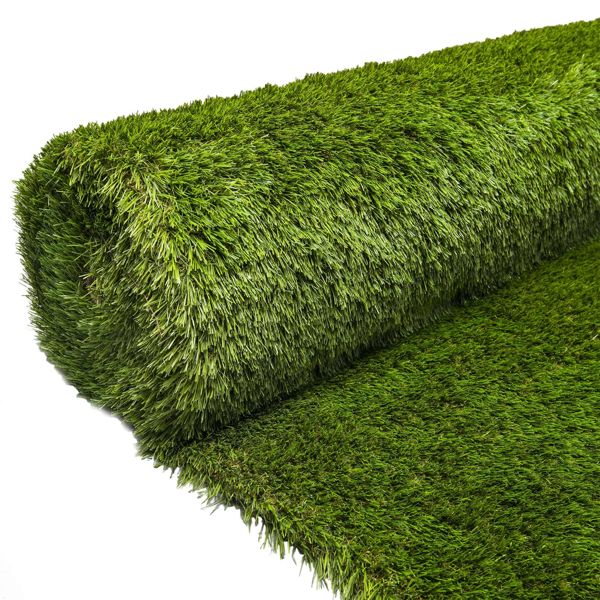 WERKA PRO Gazon Artificiel 4cm 100% Recyclable en Rouleau 180cm de Large 1,8 x 5 m (env. 9m²)