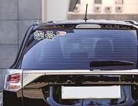 Vista 3 de The Original Puerto Rico - Juego de calcomanías de vinilo impermeable, calcomanías para casco duro, Boricua, Coqui, El Morro, parachoques