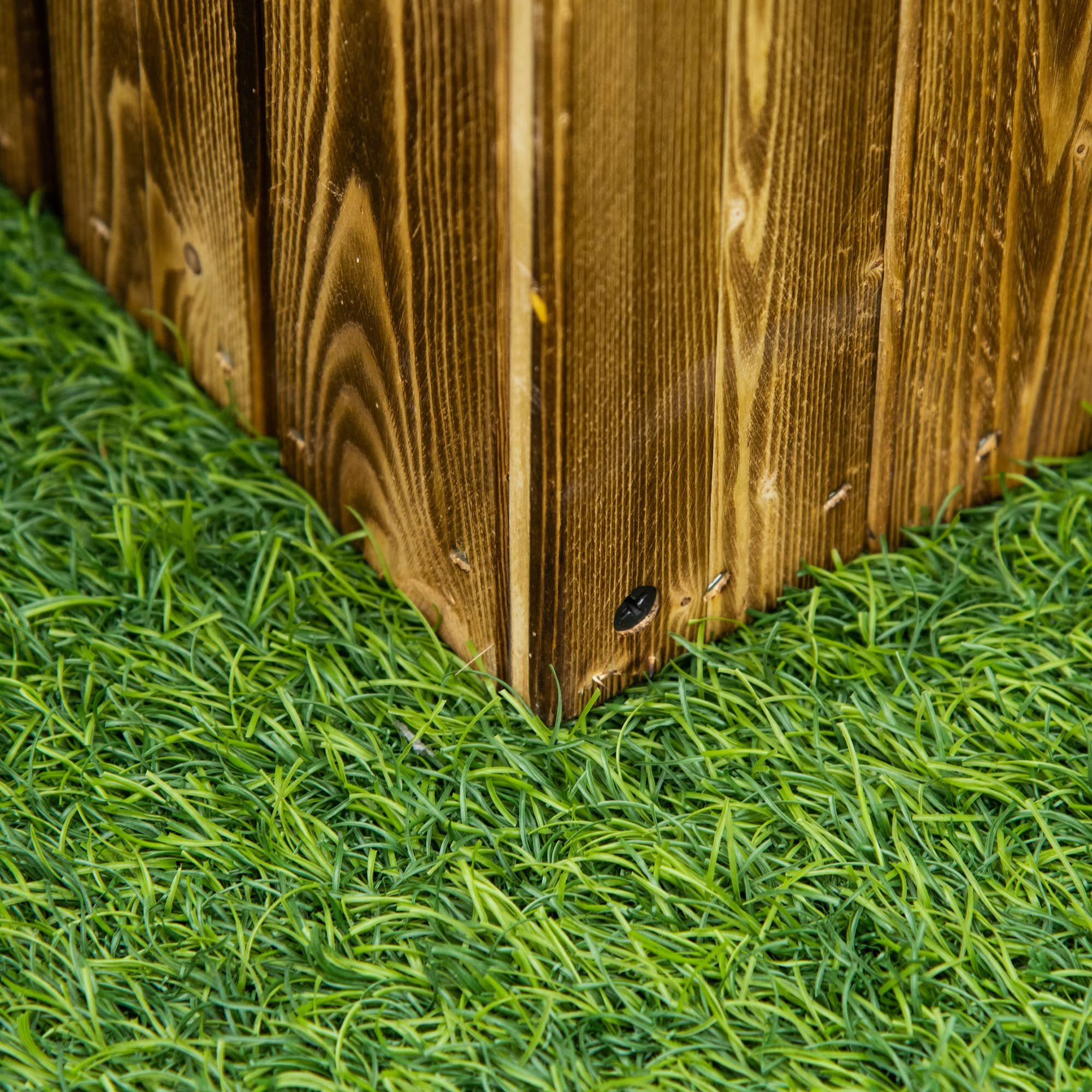 Outsunny – Jardinera para plantas - Macetero rectangular fabricado en madera de abeto - Medidas 80 x 33 x 30 cm