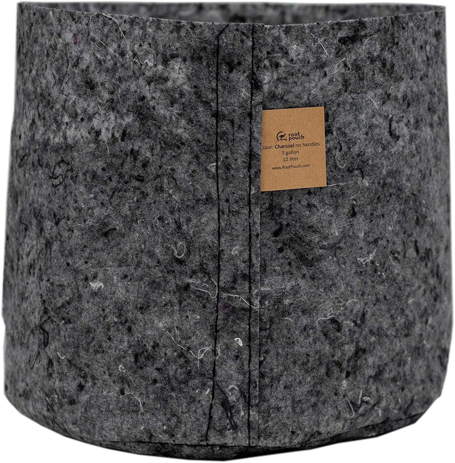 Root Pouch Charcoal 5 Flower and Veg Pot/Grow Bag Pack of