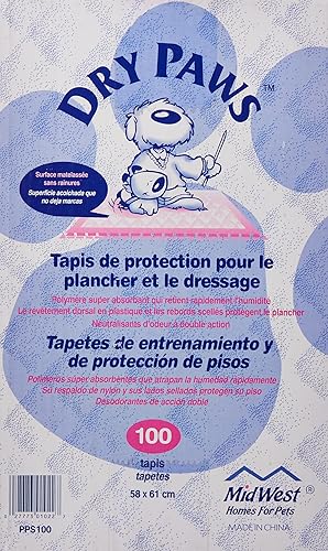 Miniatura 3 de MidWest Homes for Pets Almohadillas de entrenamiento y protección de suelo Dry Paws, 50 unidades