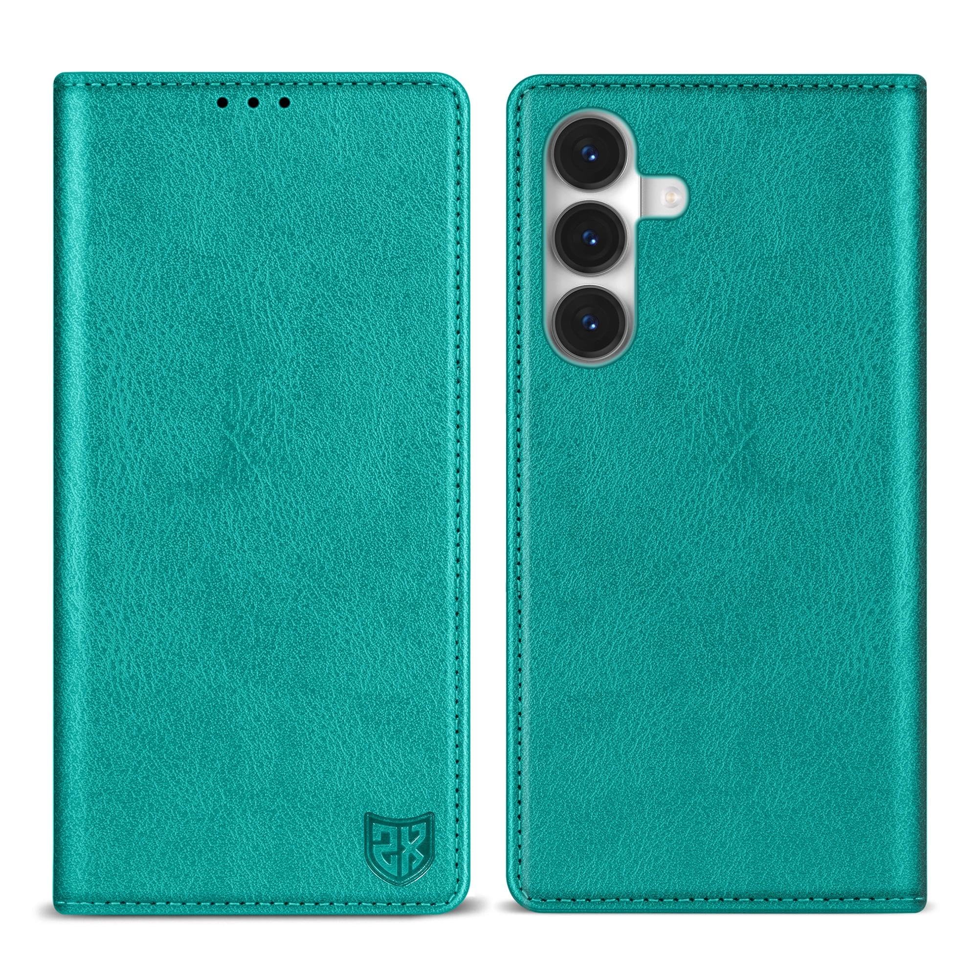 Photo 1 of ZZXX for Samsung Galaxy S26 Wallet Case with [RFID Blocking] Card Slot Stand Strong Magnetic PU Leather Flip Fold Protective Phone Case for Samsung Galaxy S26 Case Wallet(Lake Blue-6.2 inch)