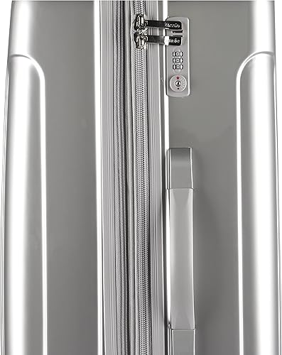 Vista 6 de Kensie Alma - Equipaje rígido con ruedas giratorias para mujer, Plateado), KN-67903-SV