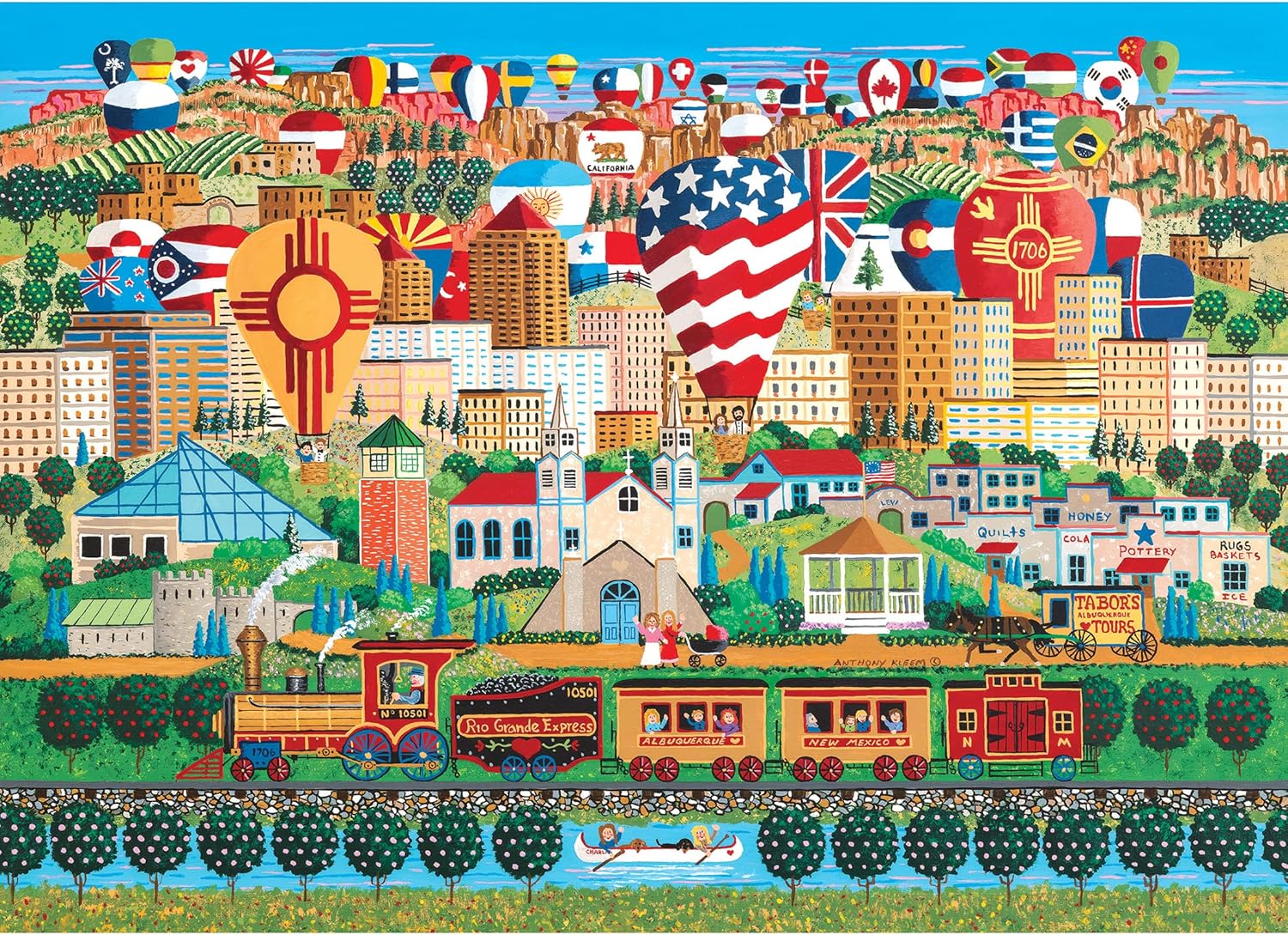 RoseArt - Home Country- Cape Ann - 1000 Piece Jigsaw Puzzle for Adults