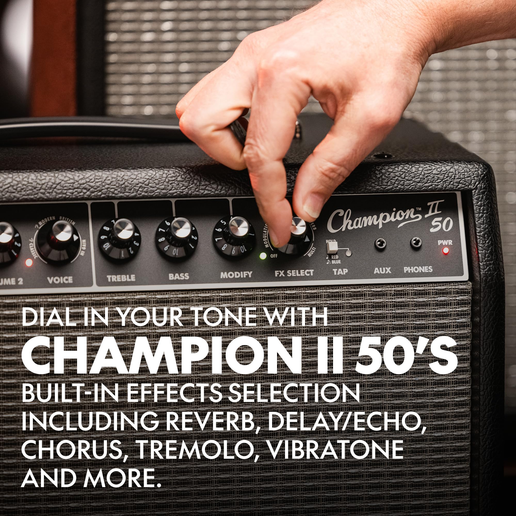 Amazon.co.jp: Fender Champion II 50 ギターアンプ 50ワット 2年保証