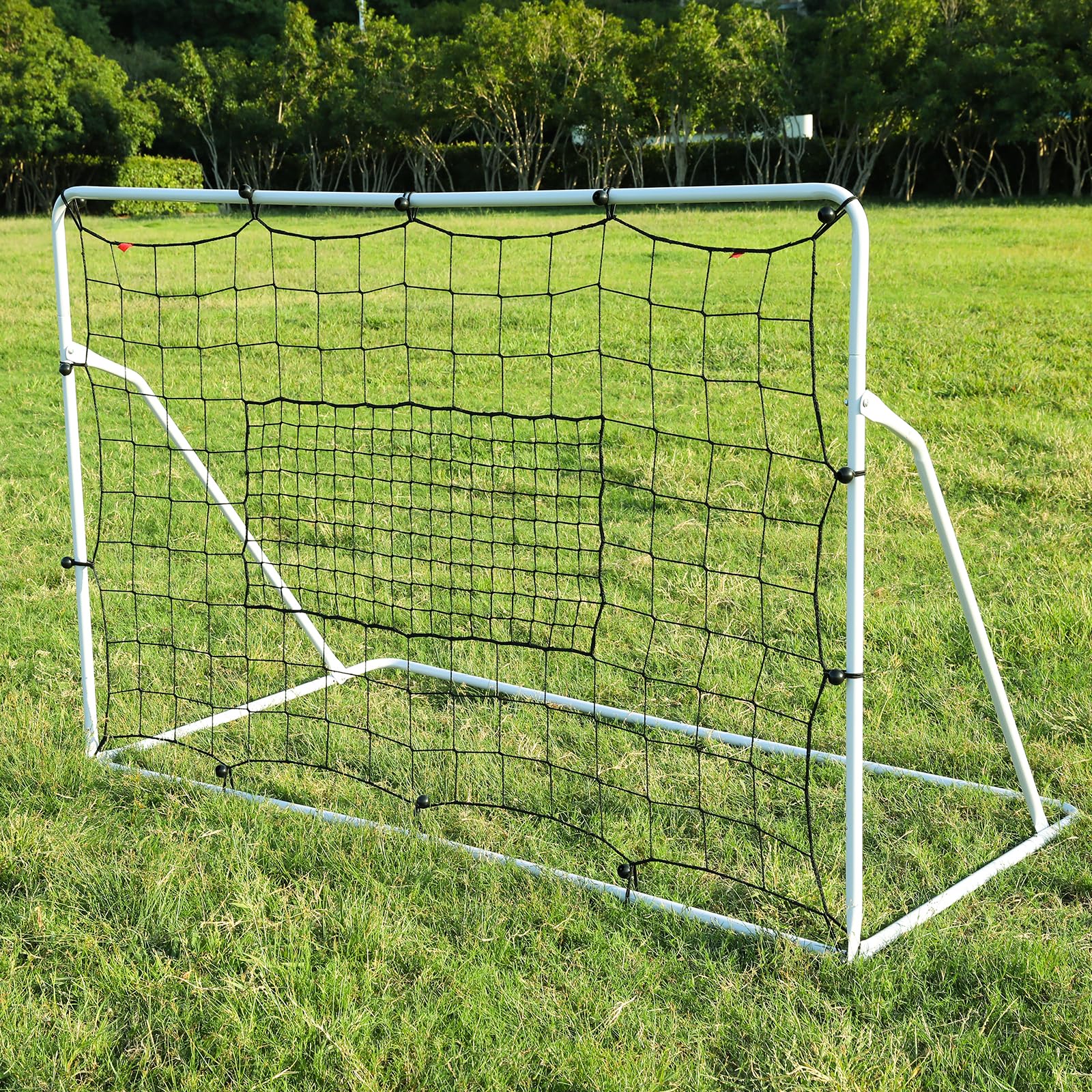 Rete da Rimbalzo per Calcio, Rete da Rimbalzo per Calcio in Acciaio, Rete di Rimbalzo per Allenamento di Calcio in Giardino e Allenamento di Calcio 6'x4' e 12'x6'