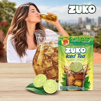Amazon.com : Zuko Lemon Iced Tea Instant Powder Drink Mix, 14.1 oz