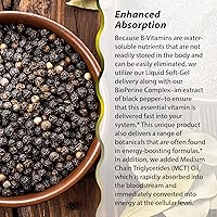 Vista 4 de Irwin Naturals Vitamina de metilcobalamina de alta potencia Mega B-12 de 1,500 mcg, absorción rápida y mejorada con MCT + ginseng asiático, impulso