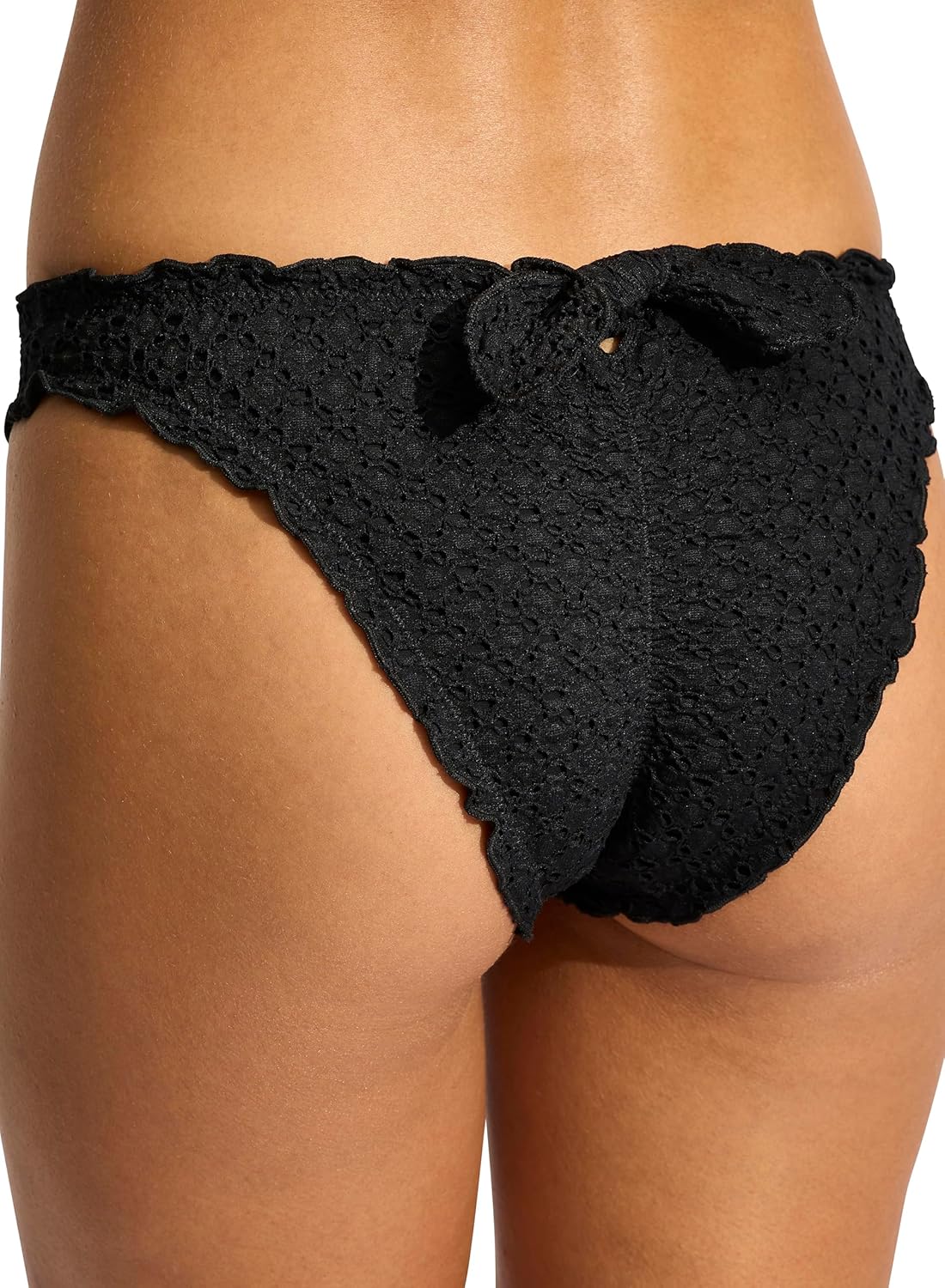 Seafolly Women's Mini Hipster Lettuce Edge Bikini Bottom Swimsuit