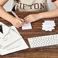 Vista 6 de Mr. Pen- Graph Paper Sticky Notes, 6 Pads, 3x3 Inch, Graph Sticky Notes Blanco