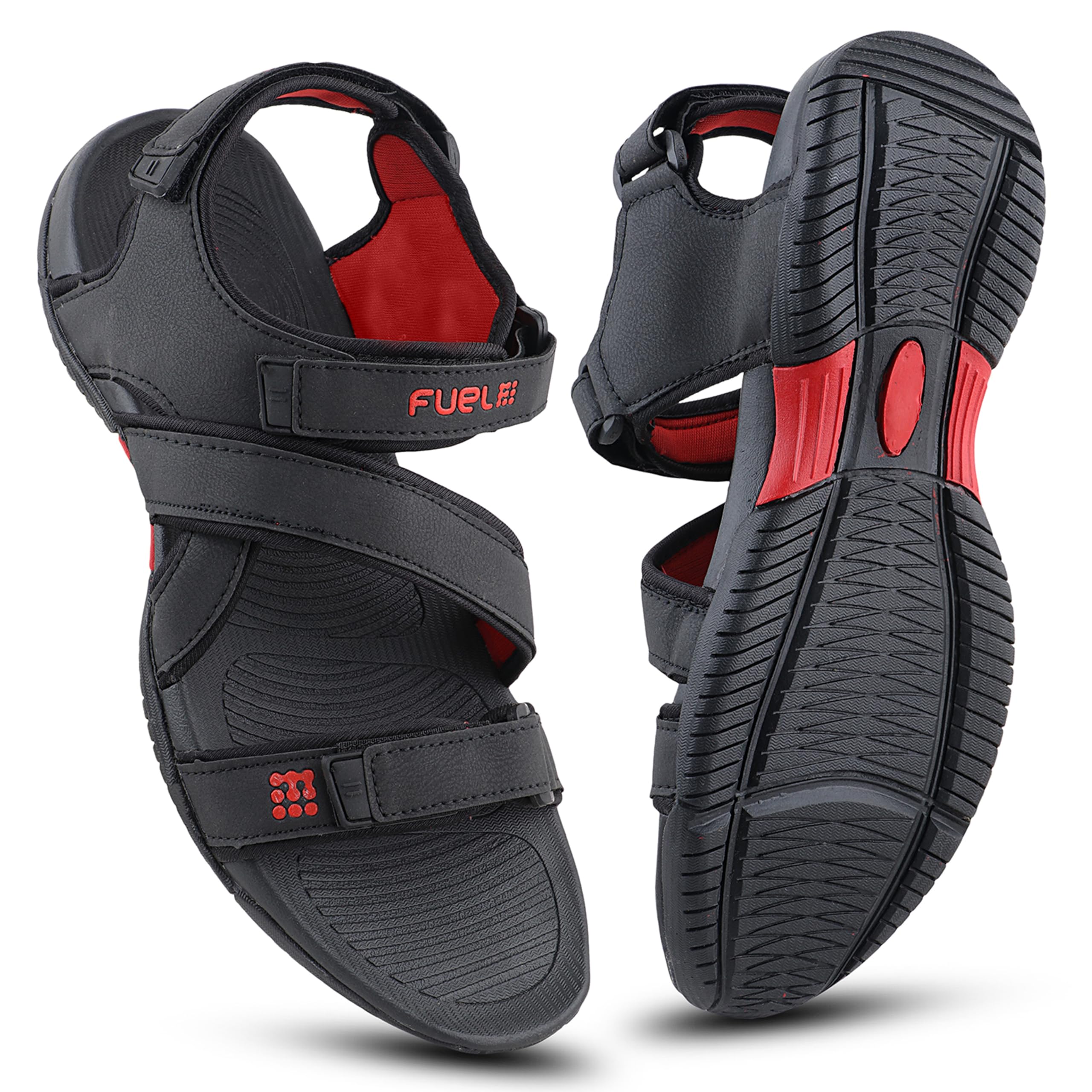 FUEL Wander Sandals & Floaters for Mens & Boys Comfortable & Lightweight Dailywear, Anti-Skid Flexible & Breathable for Running, Walking Stylish Casual Sandal for Outdoor Footwear For Gents (B0D8Q92DR2) Amazon Price History, Amazon Price Tracker