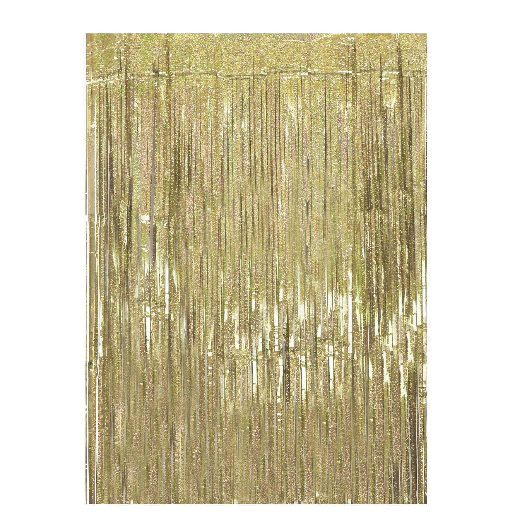 Rideau Guirlandes Or Champagne JijAcraft - 1x2.5m, Décoration Fête/Noël/Mariage