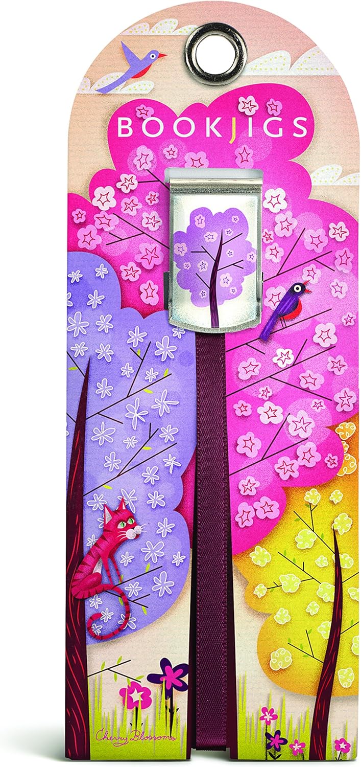 Gift Trenz Franklin Mill Cherry Blossoms Petals & Paradise Bookjig (1216)
