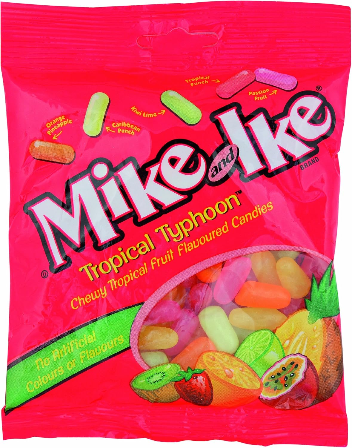Mike & Ike Jelly Beans Tropical Typhoon 180 g (Pack of 6) Amazon.co