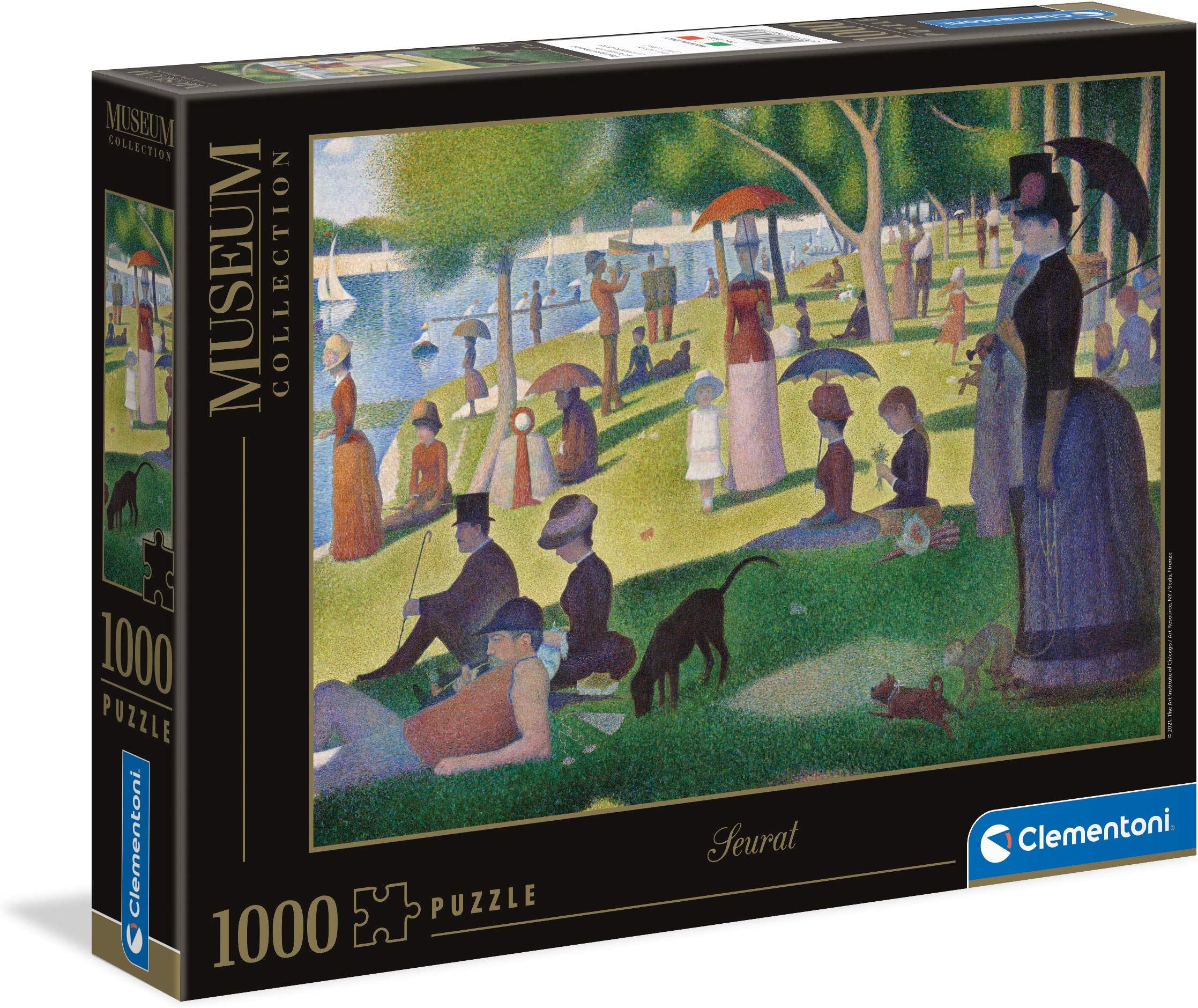 39613, Museum Sunday on La Grande Jatte Puzzle for Children and Adults - 1000 Pieces, Ages 10 Years Plus