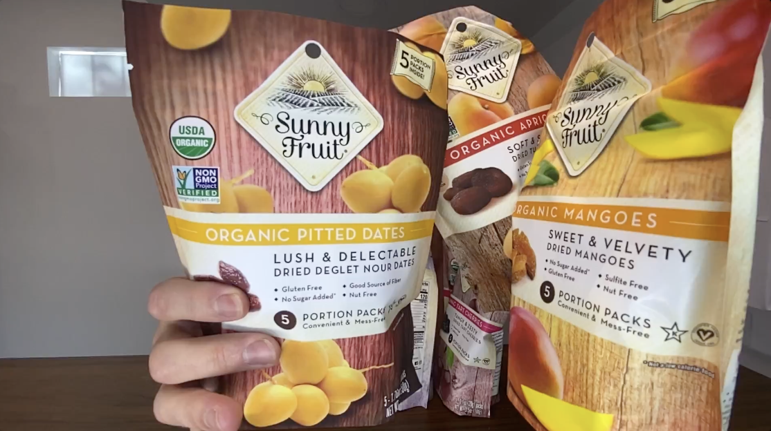 TASTE TEST Sunny Fruit Organic Dried Fruit Variety Pack