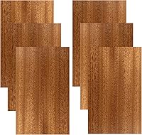 Vista 6 de Caoba 0.236 pulgadas 1/4ª pulgada, 12 x 19 pulgadas, acabado premium de dos caras con núcleo de MDF, listo para Glowforge Nuez, cereza, arce