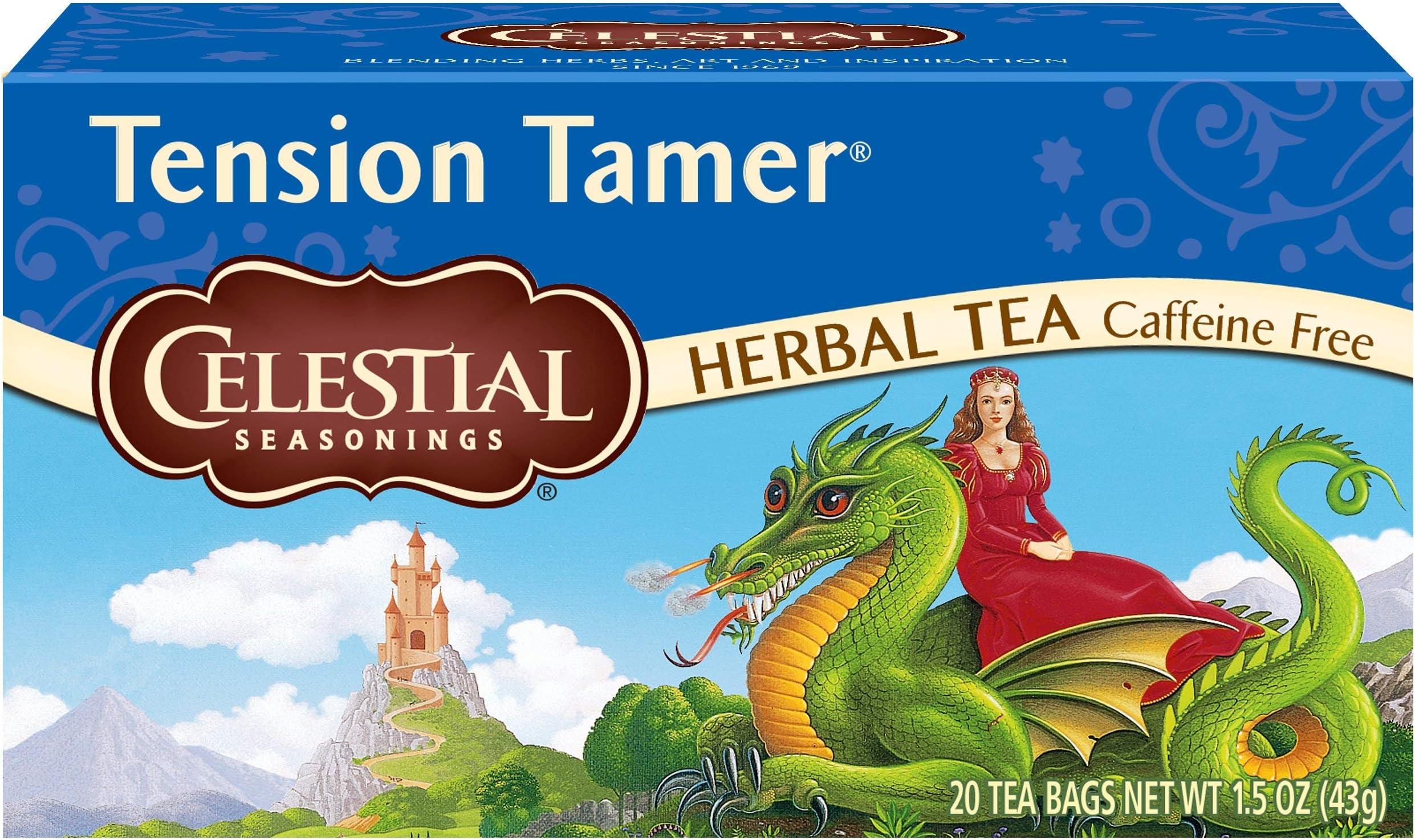 Tension Tamer, Caffeine Free Herbal Tea, 20 Tea Bags